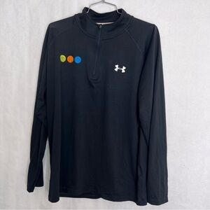 5/$25 Under Armour black half zip mountain running series shirt 70